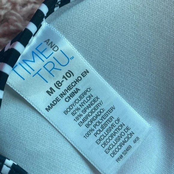 Striped Time and Tru Bikini Top - Picture 3 of 3